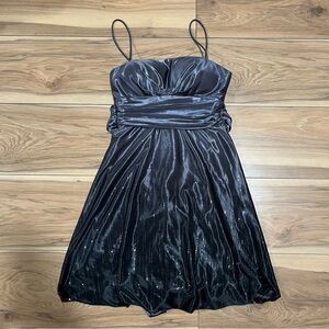 Jump Apparel Grey Black Ombre Sparkly Dress